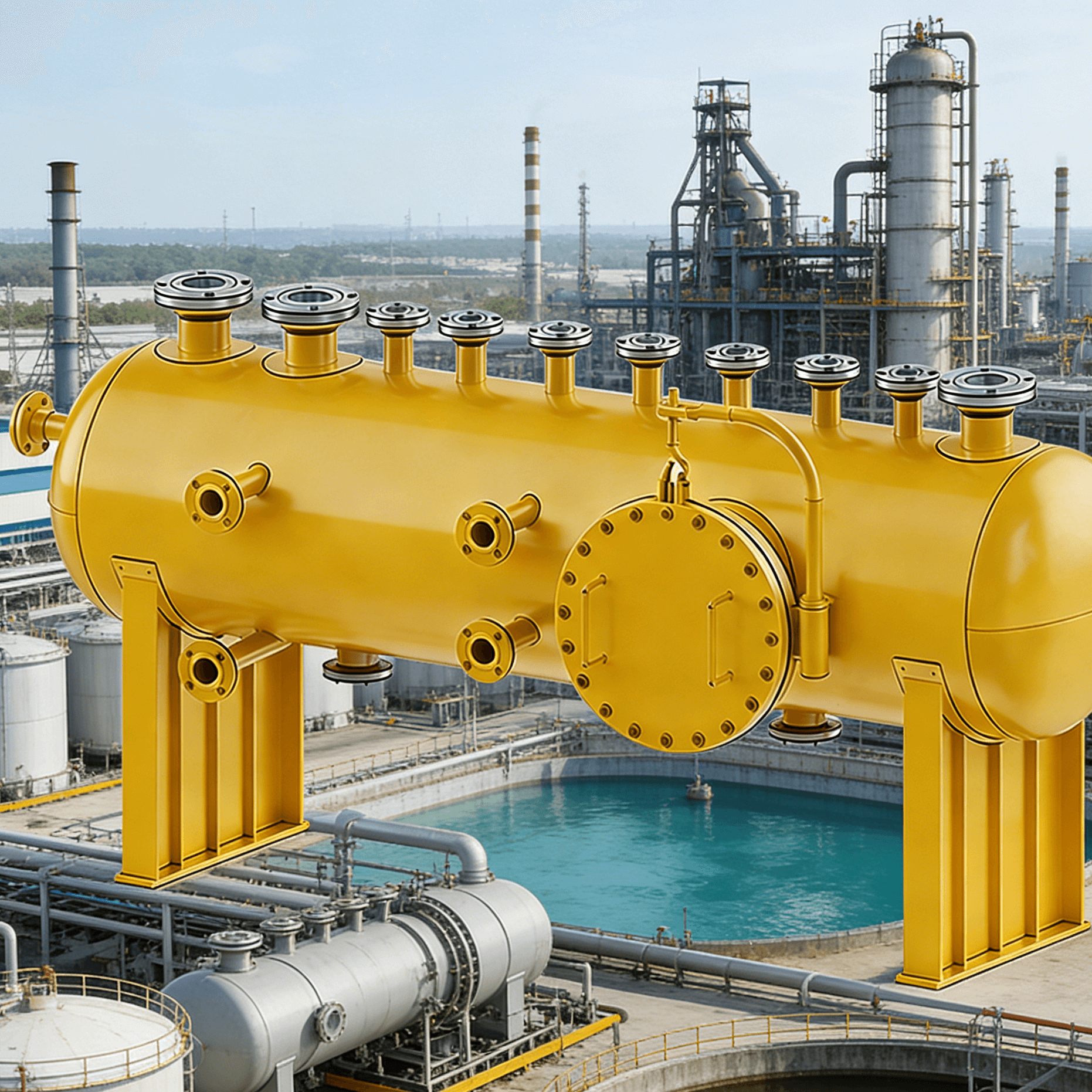 Ammonia Condenser with Structural Reliability & Vapor Condensation